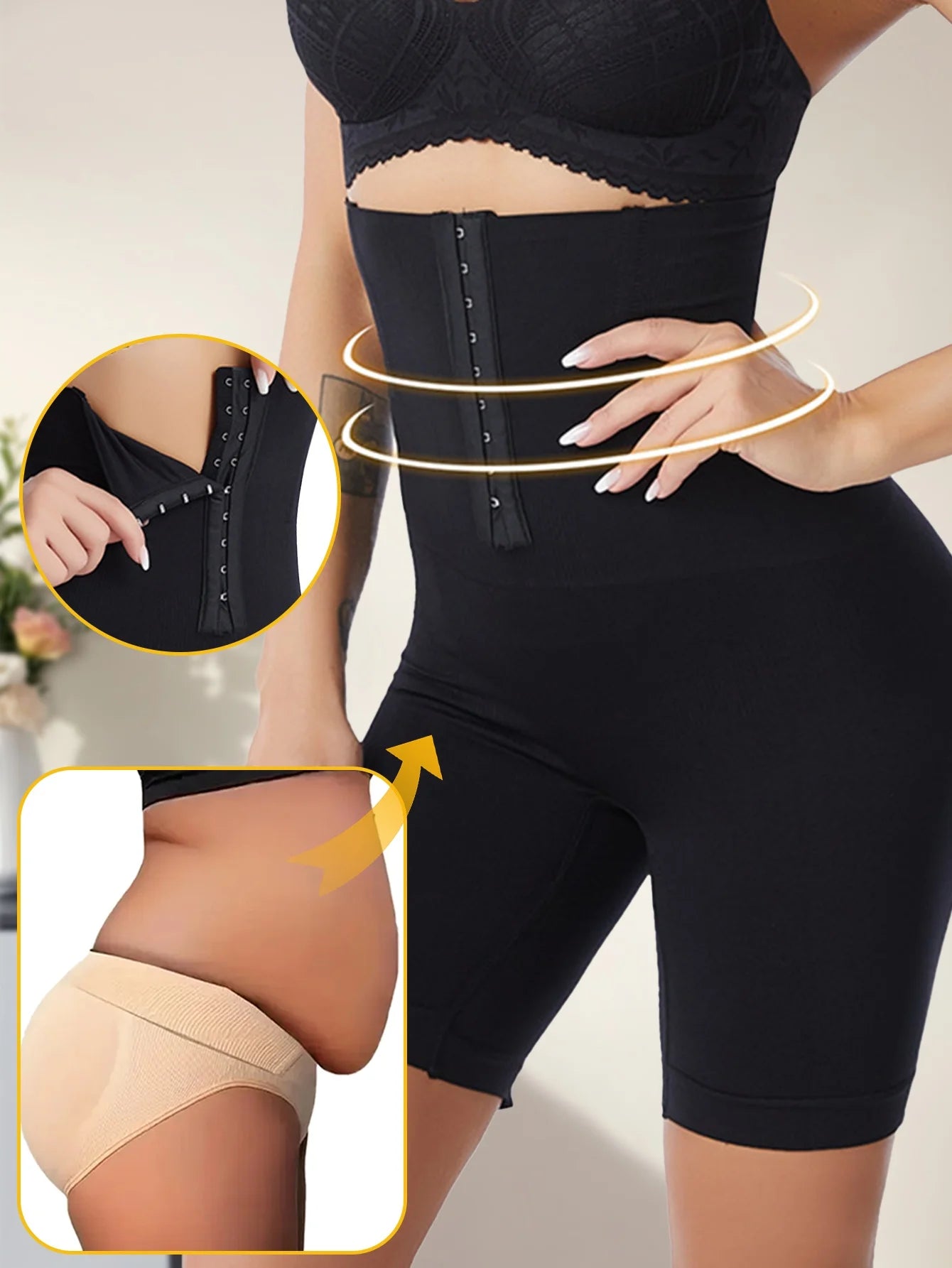 Women's underwear, high waist shaping suit boxer pants, tight belly-tightening buttock-lifting body shaping pants, fashionable